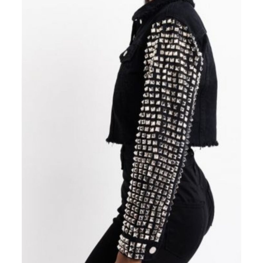 Rhinestone Jacket w/Mask - Picture 3 of 4